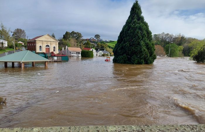 2022 floods: Deloraine train park