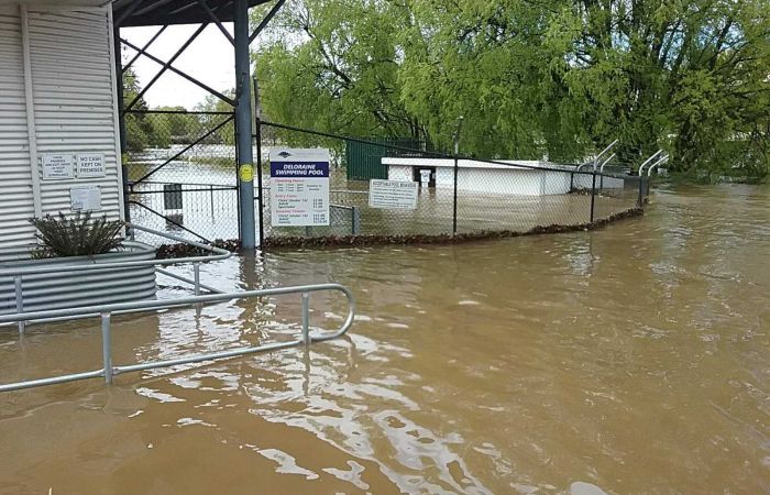 2022 floods: Deloraine swimming pool