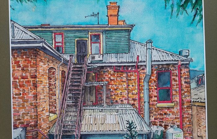 Baker Paul Empire Hotel Back Yard