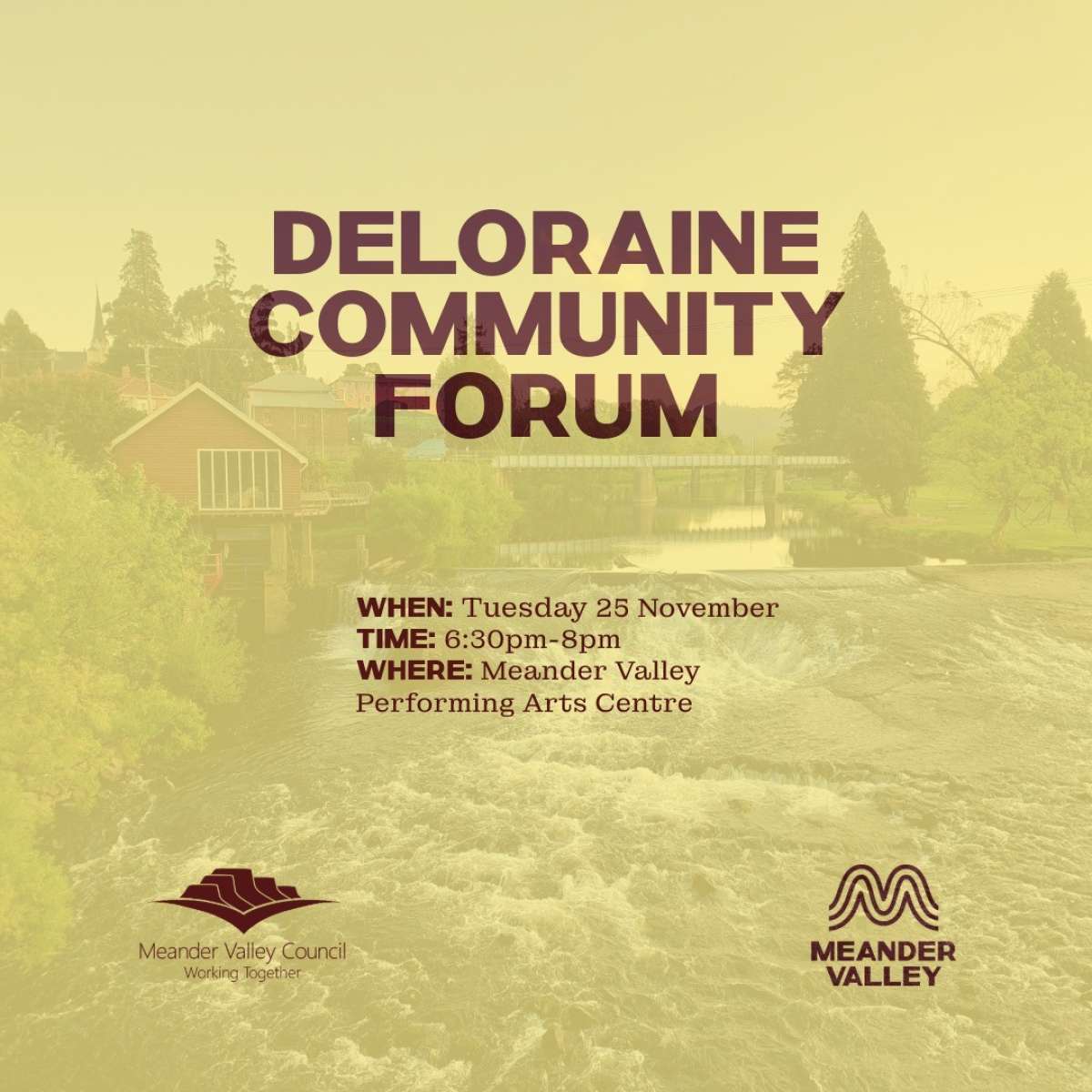 SM tile Deloraine Community Forum 25