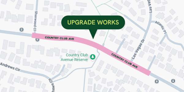 Upcoming Road Improvements – Country Club Avenue, Prospect Vale