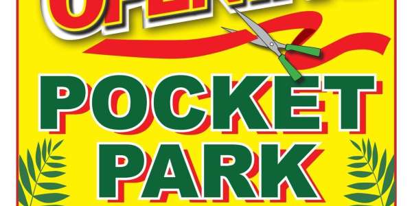 Pocket Park Grand Opening!