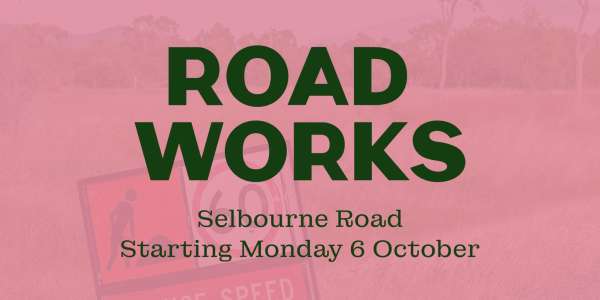Road Works - Selbourne Road, North of Strath Bridge, Selbourne