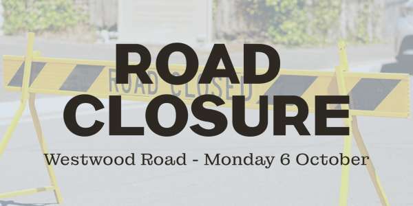 Westwood Road - Temporary Road Closure